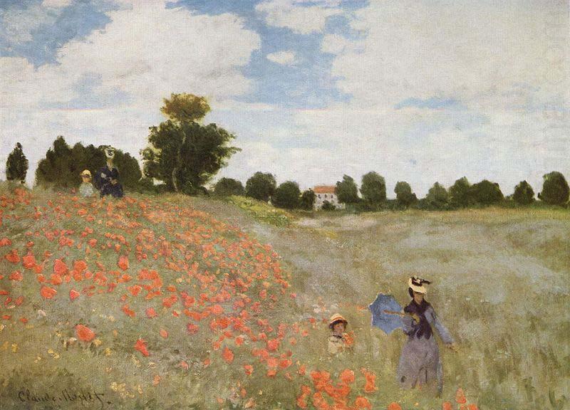 Claude Monet Poppies Blooming, oil painting picture